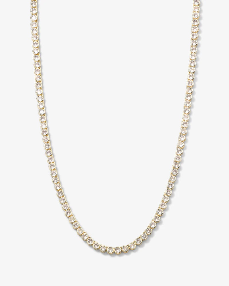 BARONESS TENNIS NECKLACE 15 INCH