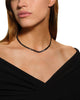 MINI TILE RIVIERE NECKLACE BLACK SPINEL