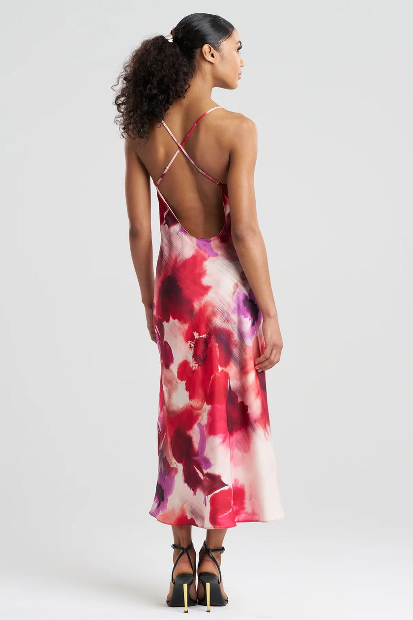 MIZUKI CROSS BACK SLIP DRESS