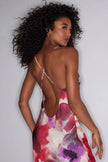 MIZUKI CROSS BACK SLIP DRESS