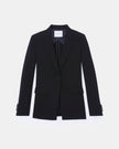 FINESSE CREPE SINGLE BUTTON FITTED HOLDER BLAZER