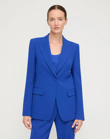 FINESSE CREPE PEAK LAPEL BLAZER