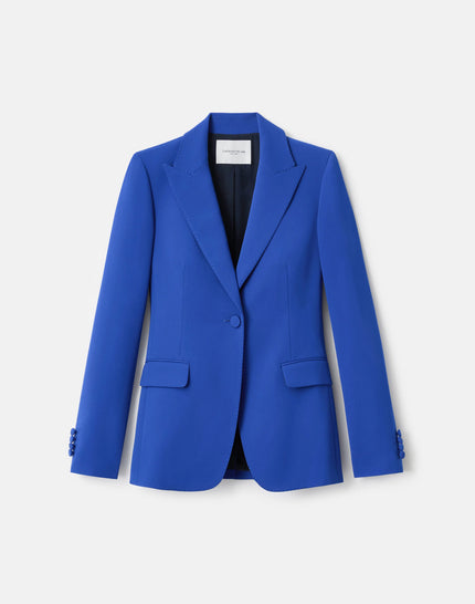FINESSE CREPE PEAK LAPEL BLAZER