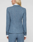 DONEGAL TWEED BUTTON FITTED BLAZER