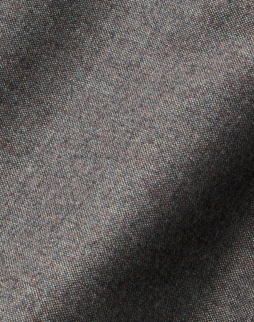 PIXELATED WOOL TWILL CROPPED BOYFRIEND BLAZER