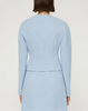 ORGANIC COTTON DOBBY ASYMMETRIC FITTED JACKET