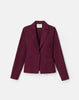 MATELASSE JACQUARD PINTUCK BACK JACKET