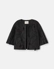 HAND EMBROIDERED TASSEL WOOL CASHMERE DOUBLE FACE JACKET