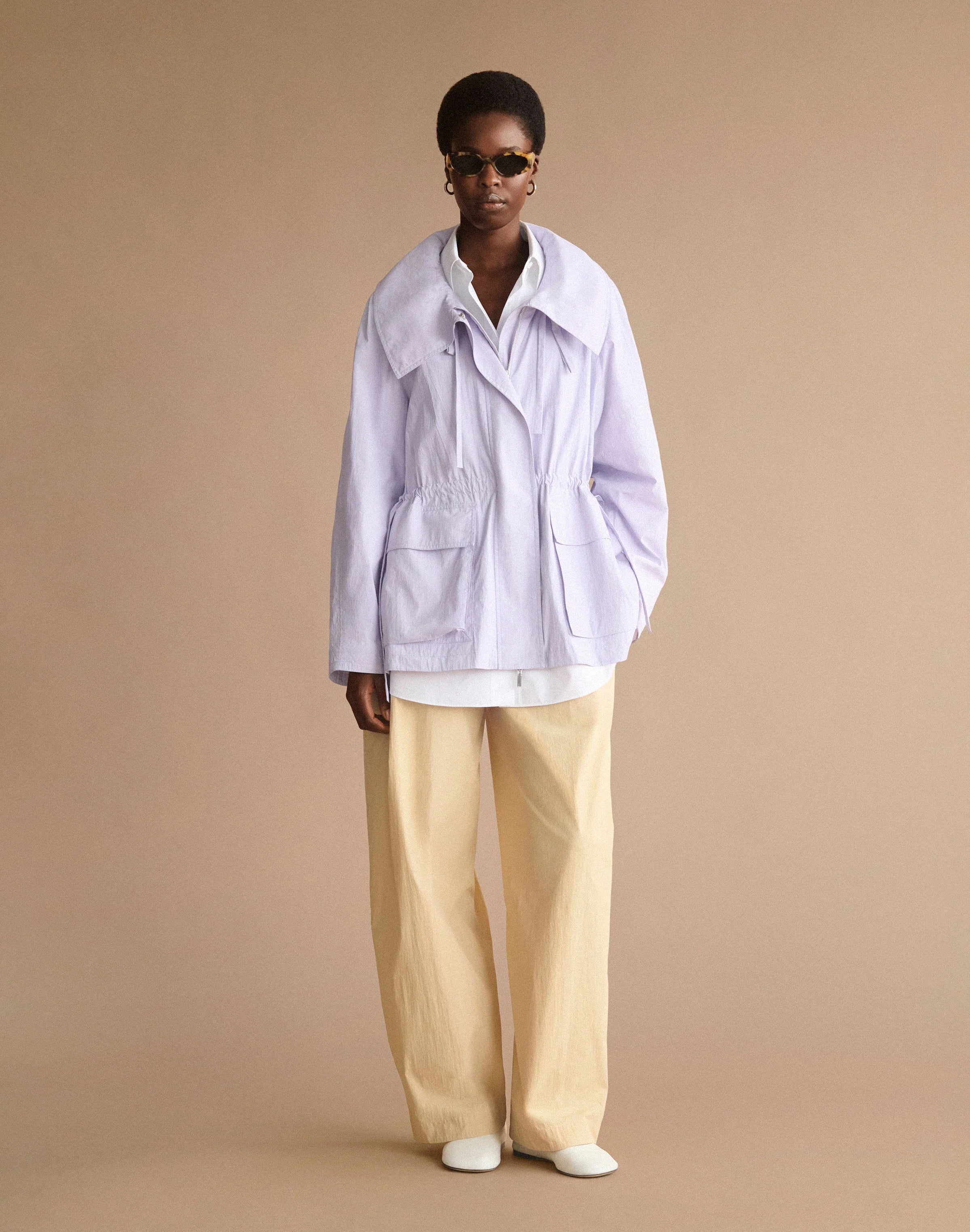 TRAVEL COTTON OVERSIZED JACKET