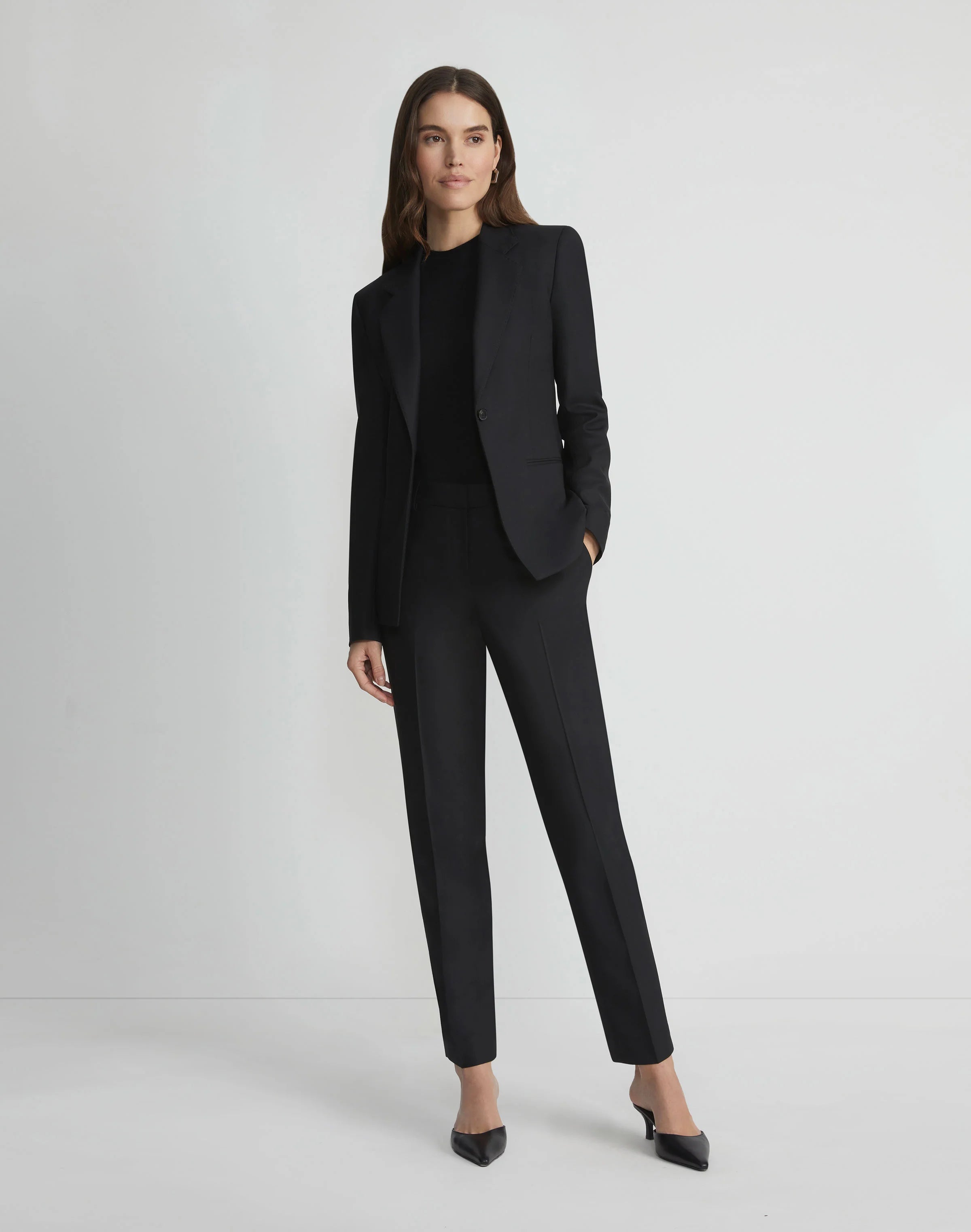 RESPONSIBLE STRETCH WOOL CLINTON ANKLE  PANT