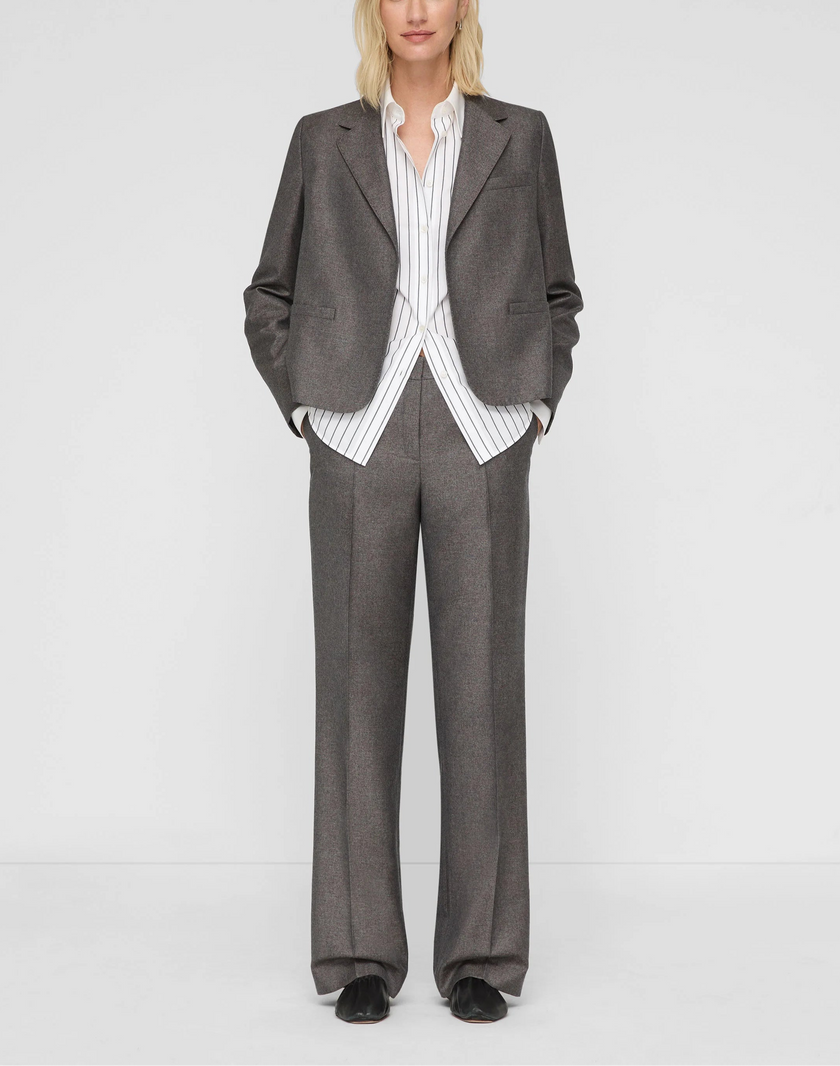 PIXELATED WOOL TWILL GATES PANTS