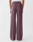 WOOL MOULINE GATES STRAIGHT PANT