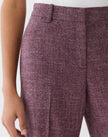 WOOL MOULINE GATES STRAIGHT PANT