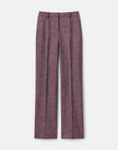 WOOL MOULINE GATES STRAIGHT PANT