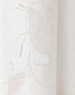 ORGANIC LINEN EMBROIDERED CUTOUT RIVERSIDE WIDE LEG PANT