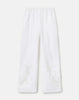 ORGANIC LINEN EMBROIDERED CUTOUT RIVERSIDE WIDE LEG PANT