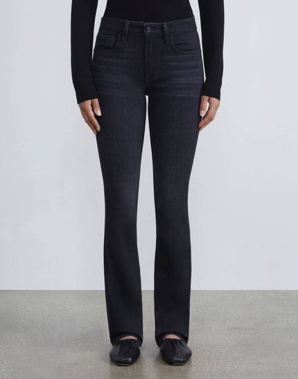 L148 DENIM MERCER KICK FLARE JEAN IN ONYX