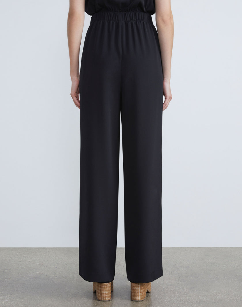 ORGANIC SILK CREPE DE CHINE PERRY PANT
