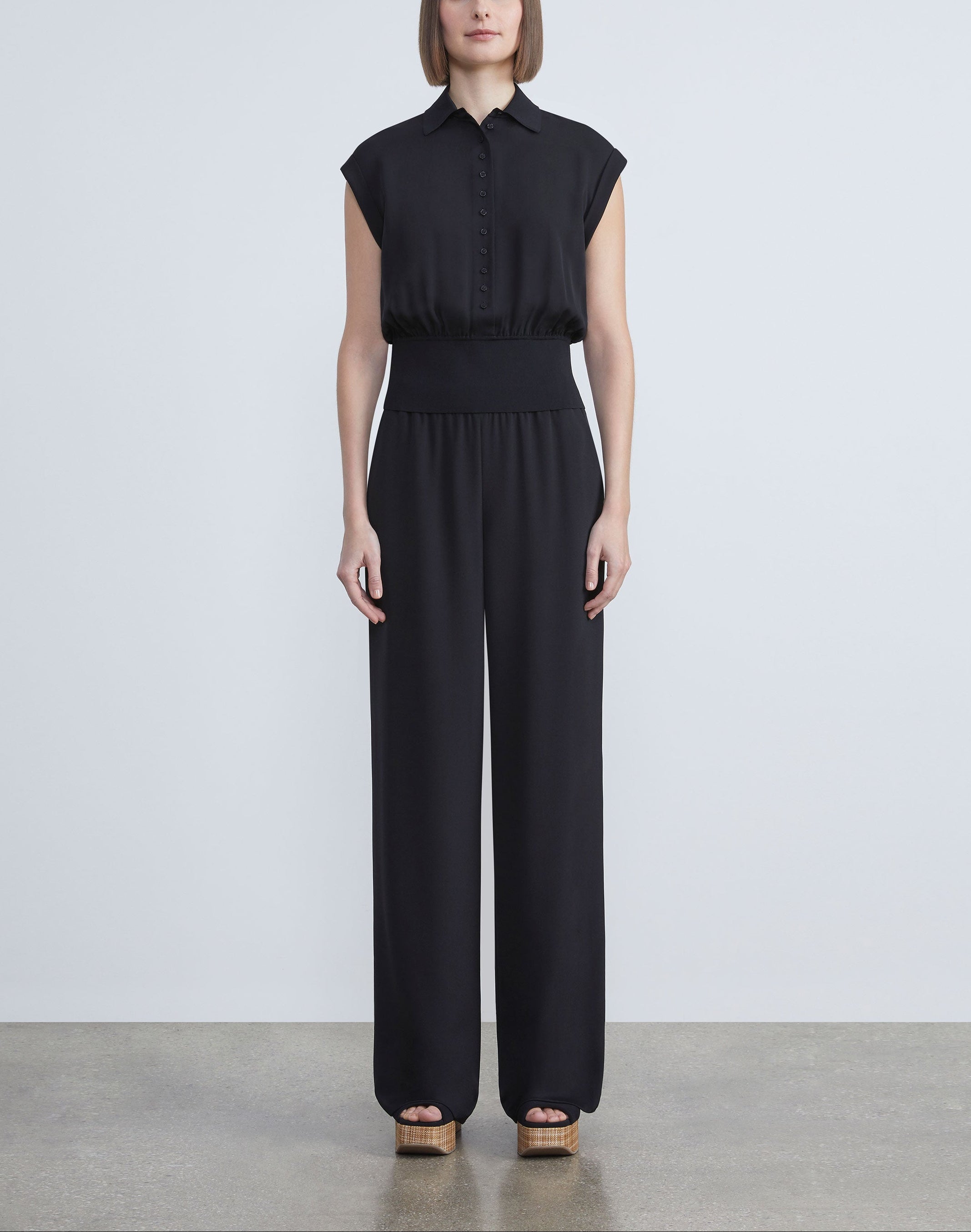 ORGANIC SILK CREPE DE CHINE PERRY PANT