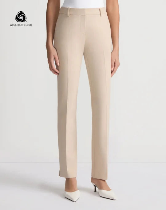 RESPONSIBLE WOOL DOUBLE FACE MANHATTAN CIGARETTE PANT