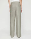 LINEN SULLIVAN CROCHET SEAMED PANT