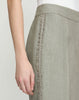 LINEN SULLIVAN CROCHET SEAMED PANT