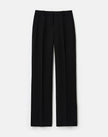 WOOL SILK CREPE GATES TUXEDO STRIPE PANT
