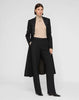 WOOL SILK CREPE GATES TUXEDO STRIPE PANT