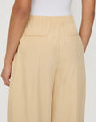 TRAVEL COTTON COOPER BARREL LEG ANKLE PANT