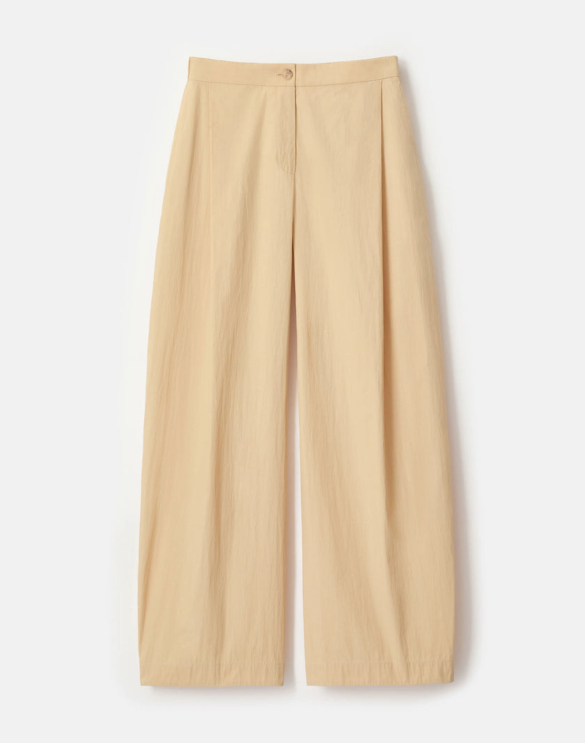 TRAVEL COTTON COOPER BARREL LEG ANKLE PANT