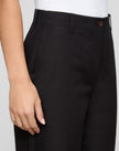 ORGANIC COTTON POPLIN KENT BARREL LEG PANT
