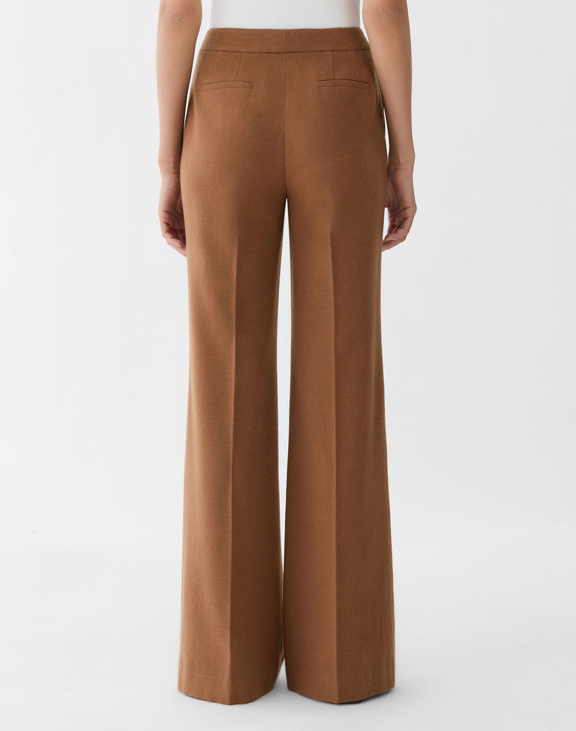 CAMEL HAIR LAFAYETTE FLARE PANT