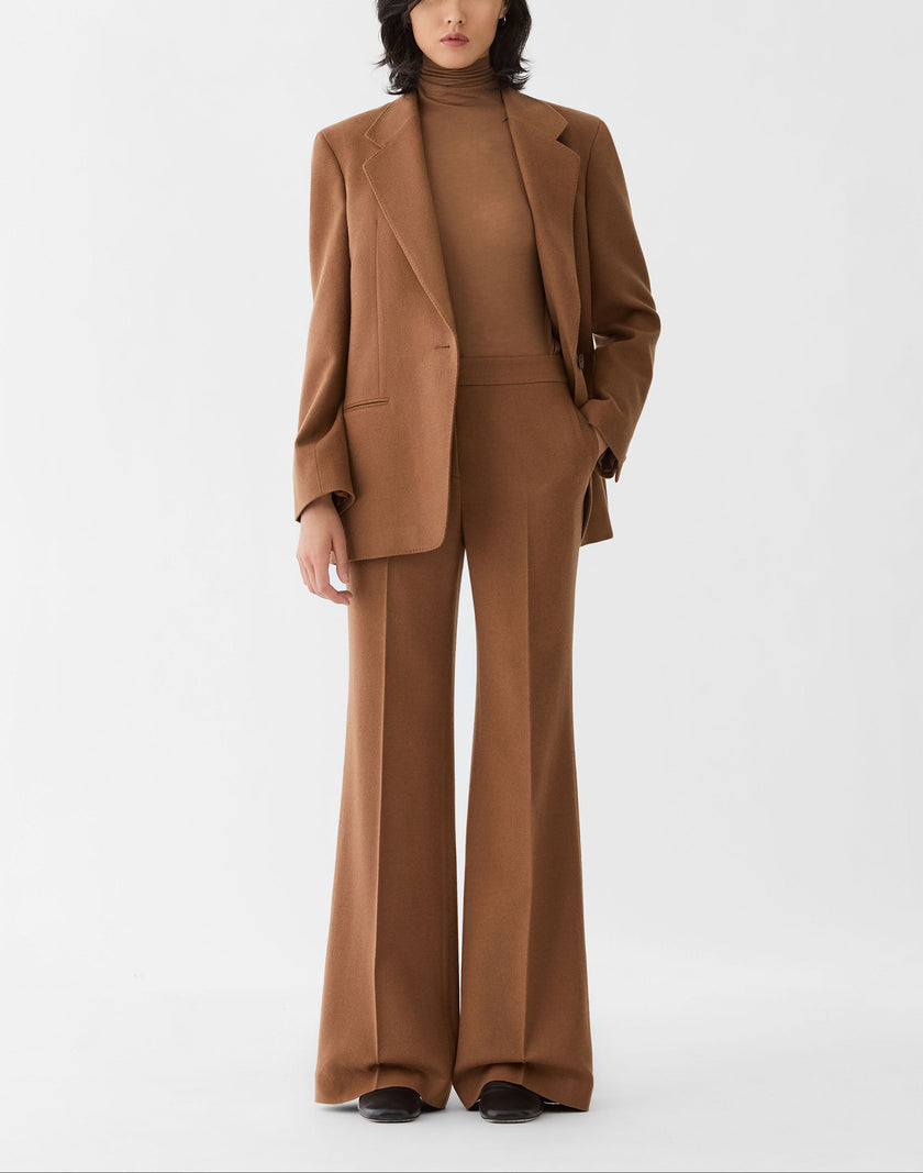 CAMEL HAIR LAFAYETTE FLARE PANT