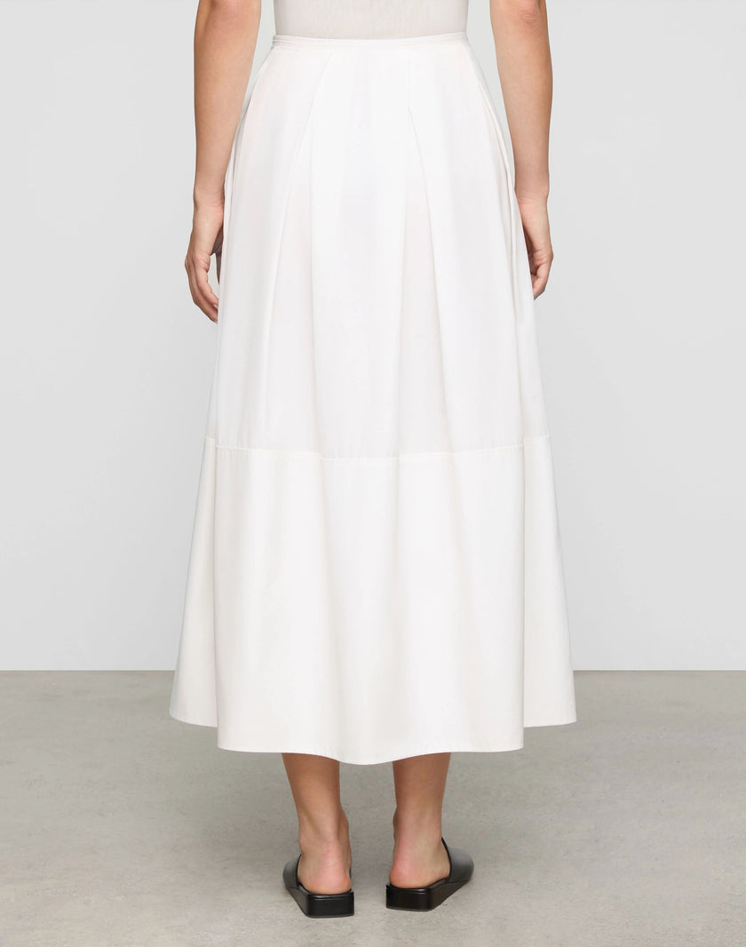 INVERTED PLEAT LONG SKIRT