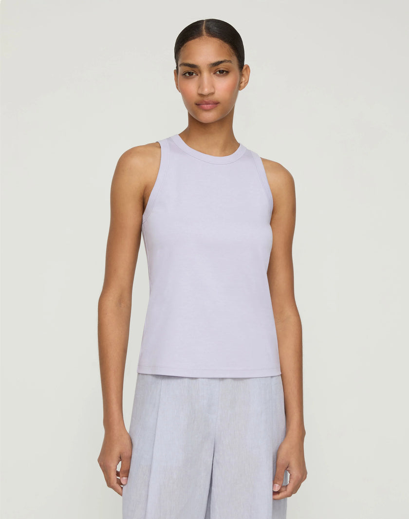 COTTON RIBBED RACERBACK TANK
