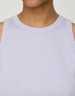 COTTON RIBBED RACERBACK TANK