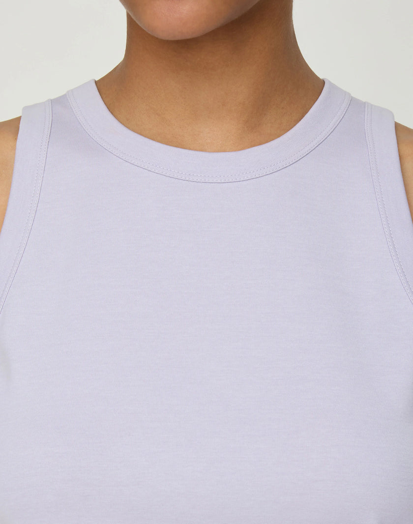 COTTON RIBBED RACERBACK TANK