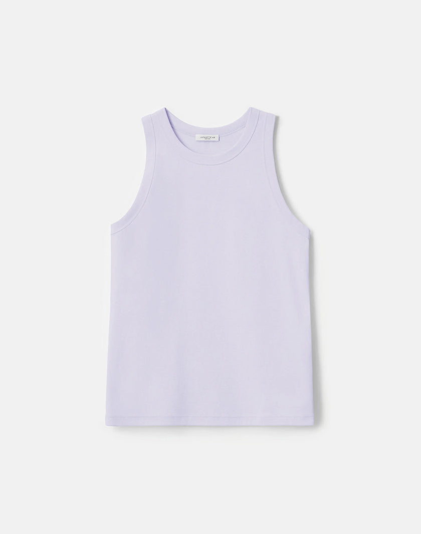 COTTON RIBBED RACERBACK TANK