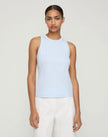 COTTON RIBBED RACERBACK TANK