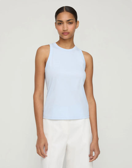 COTTON RIBBED RACERBACK TANK