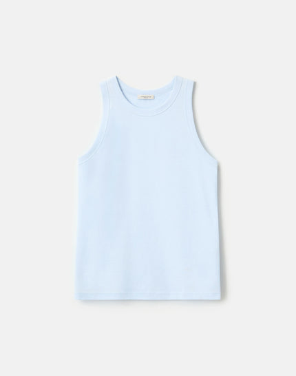 COTTON RIBBED RACERBACK TANK