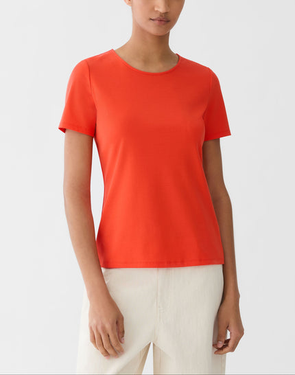 COTTON RIB CREWNECK TSHIRT