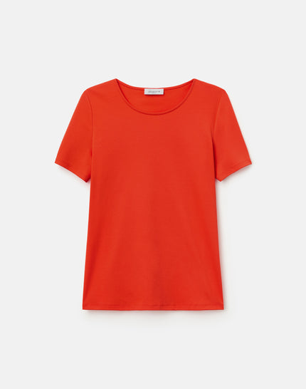COTTON RIB CREWNECK TSHIRT