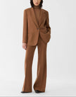 VISCOSE CASHMERE JERSEY ELONGATED FITTED TURTLENECK