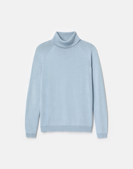 RESPONSIBLE MATTE CREPE TURTLENECK SWEATER