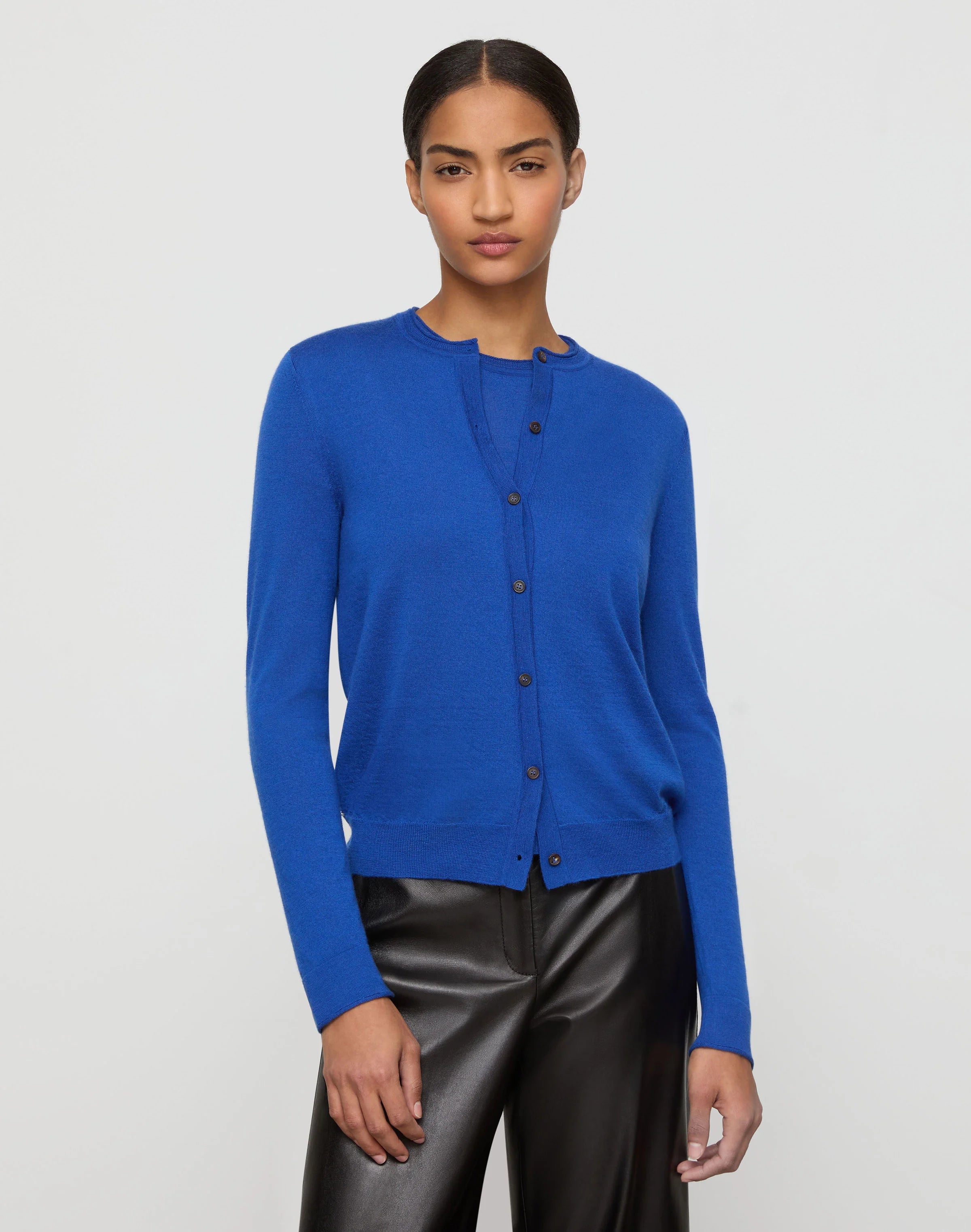 FINE GAUGE CASHMERE CARDIGAN