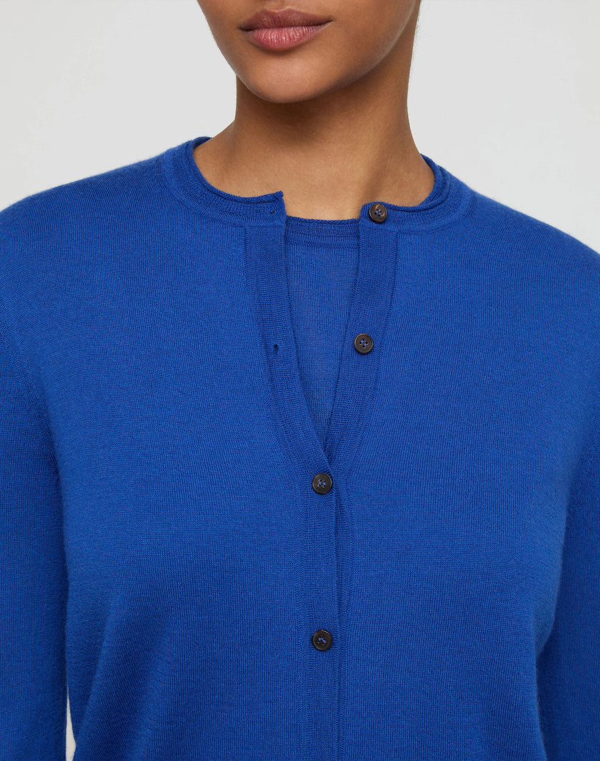 FINE GAUGE CASHMERE CARDIGAN