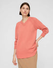 WOOL CASHMERE VNECK SWEATER