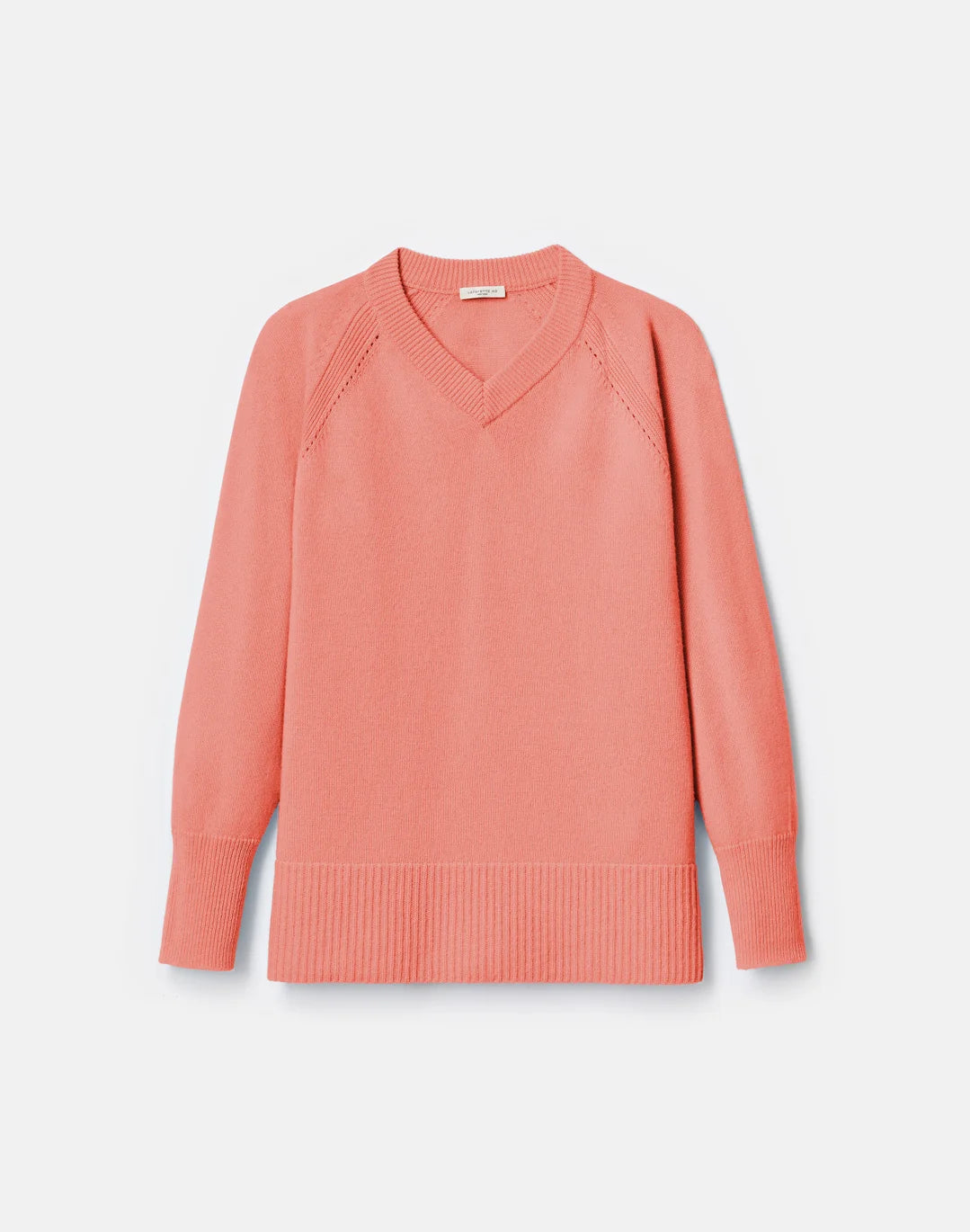 WOOL CASHMERE VNECK SWEATER