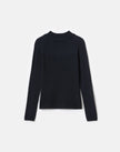 RESPONSIBLE FINE GAUGE MERINO TEXTURED STRIPE SWEATER